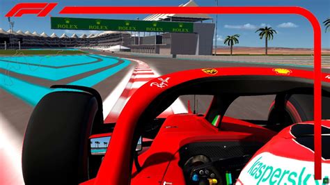 F1 2022 Realism Onboard At Yas Marina Circuit Charles Leclerc Ferrari