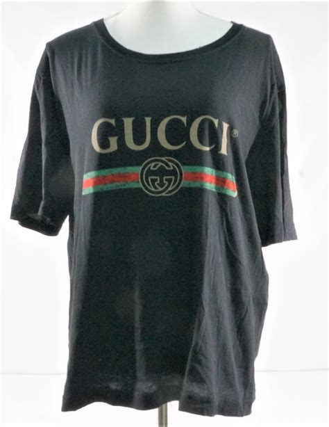 Yahoo オークション 21 Gucci グッチ ロゴ オーバーサイズ コットンt