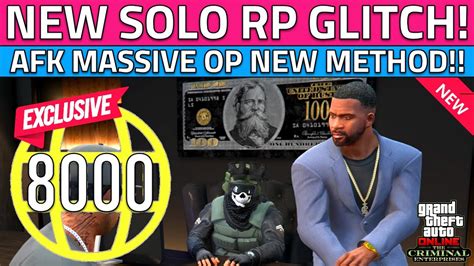 THE ONLY NEW RP Glitch GTA Online SOLO AFK GTA 5 RP Glitch After DLC