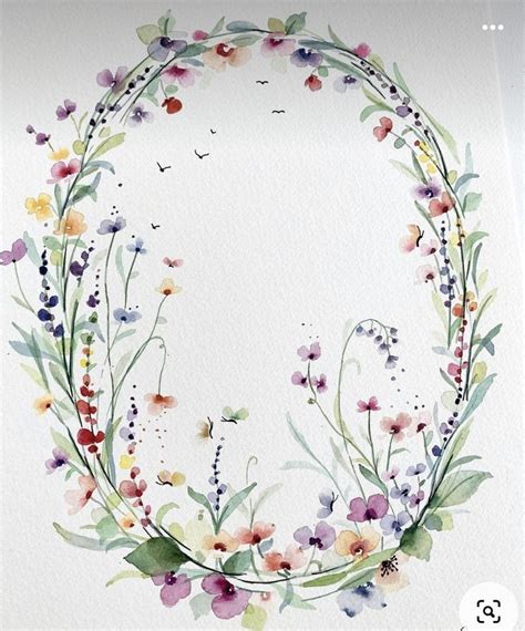 Pin By On In Watercolor Flower Art Diy