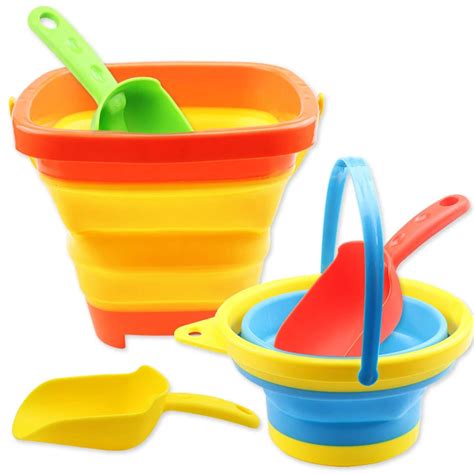 Outdoor Portable Beach Bucket Sand Shovel Toy Baby Mini Digging Sand