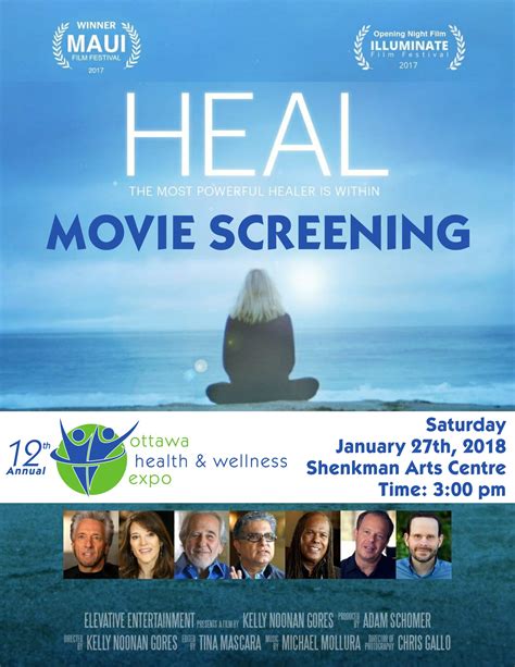 HEAL Documentary Screening - Ottawa Health and Wellness Expo | Orleans ...