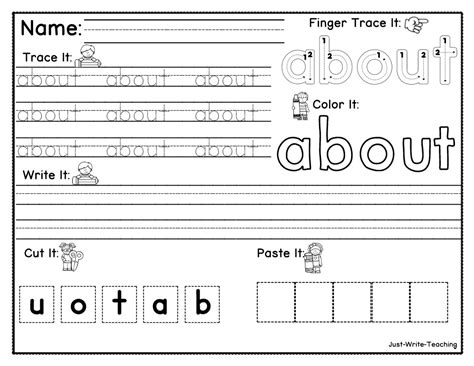 Third Grade Sight Word Tracers Made By Teachers