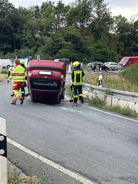 Schwelm Verkehrsunfall Auf Der Autobahn A