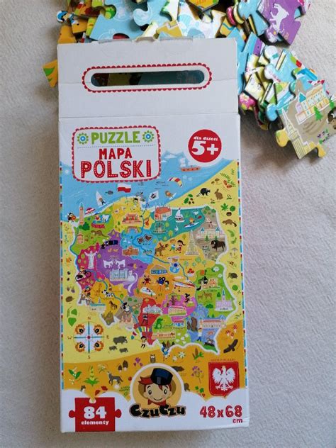 Du E Puzzle Czuczu Mapa Polski Toru Kup Teraz Na Allegro Lokalnie