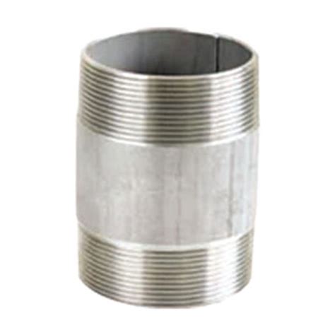 Barrel Nipple NPT BSPT 150psi Pressure Made Of Stainless Steel 304