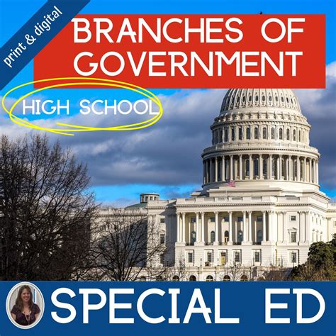 3 Branches of Government PPT and activities for Special Education US ...