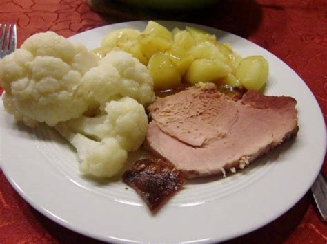 Kasselerbraten Kasselerbraten mit Soße und Salzkartoffel Rezept mit