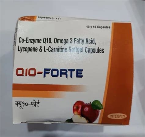 Co Enzyme Q Omega Fatty Acid Lycopene L Carnitine Softgel Capsule