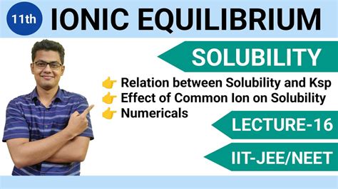 Ionic Equilibrium । Class 11 L16 Neet Iit Jee Chemistry Lecture