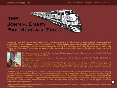 The John Emery Rail Heritage Trust