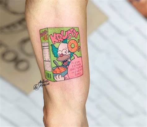 Krusty The Clown Tattoo By Andrea Morales Photo 29229