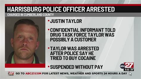 Harrisburg Police Officer Suspended After Drug Arrest