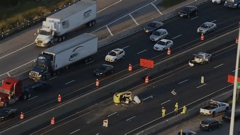 1 Killed In Crash On I 55 In Romeoville Lanes Blocked Nbc Chicago