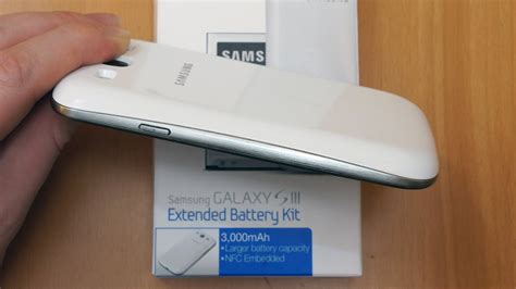 Genuine Samsung Galaxy S3 Extended Battery Kit Review 3000mAh NFC