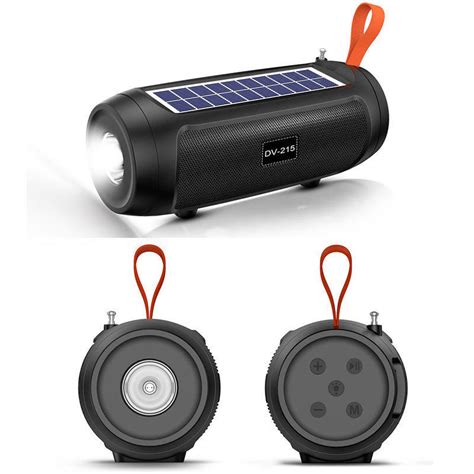 Solar Wireless Outdoor Bluetooth Speaker Sport For Camping Bluetooth