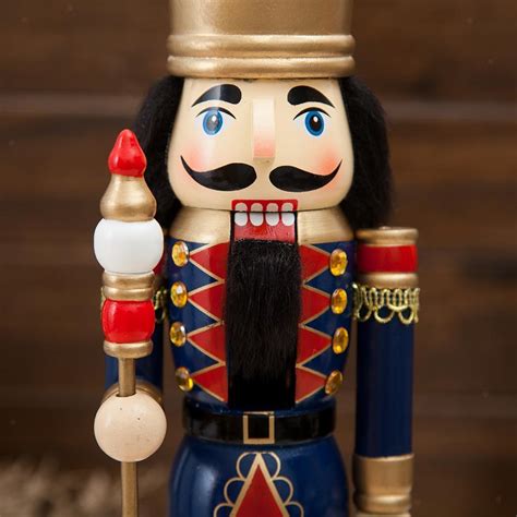 Assorted Wooden Nutcracker Walnut Soldier Statue Figure Festival Christmas Decor | eBay