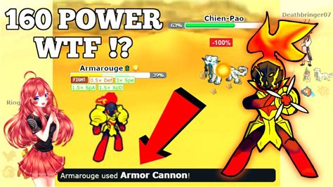 INSANE ARMOR CANNON ARMAROUGE HITS THE STRONGEST FIRE MOVE EVER