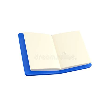 3d Rends Book Icon On White Background 3d Rendern Open Book Icon Blue