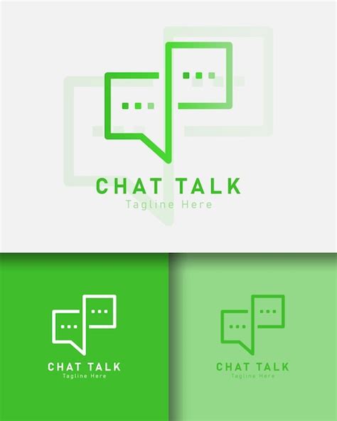 Premium Vector Chat Talk Logo Vector Template