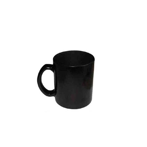 Taza Magica Mate Negro Interior Negro 11 Oz Pza Think Publicidad