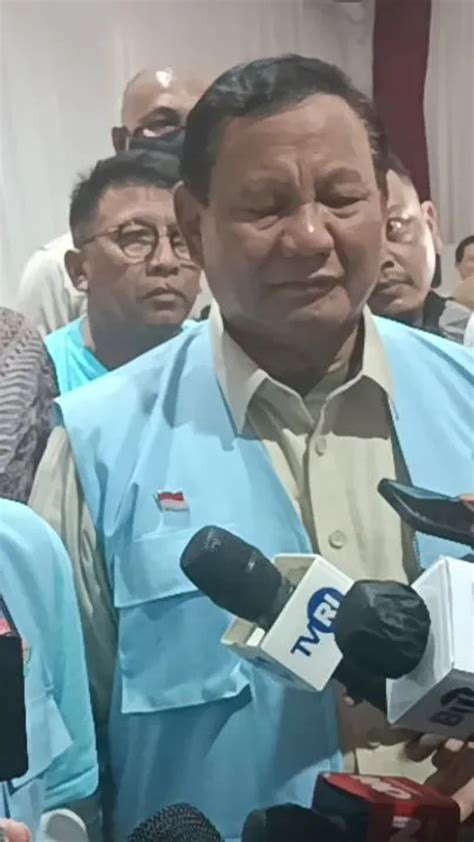 Prabowo Kalau Diimingi Uang Terima Saja Tapi Pilih Sesuai Hati Nurani