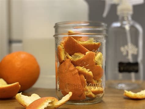 DIY Orange Peel Vinegar Cleaner The Crunchy Ginger