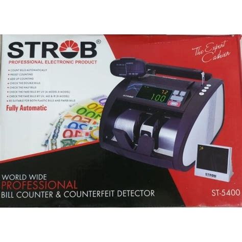 Strob Fully Automatic Bill Counter And Counterfeit Detector At Rs 4200