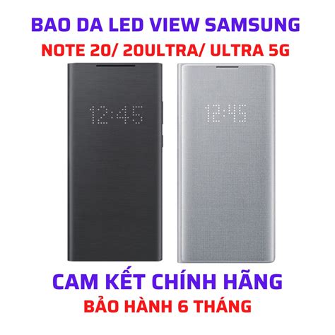 Bao Da Led View Samsung Note H Ng Nguy N Seal Ch Nh H Ng Shopee