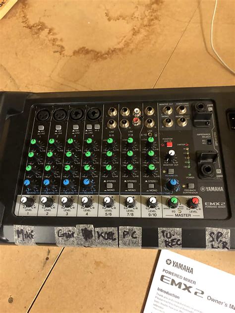 Yamaha EMX 2 Powered Mixer Reverb UK