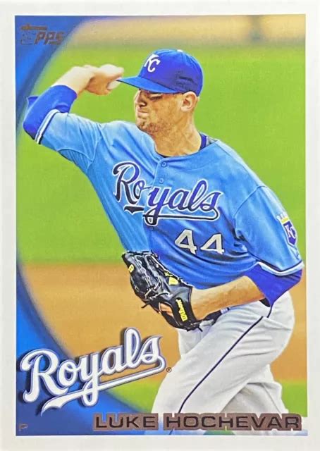 Carte De Baseball 2010 Topps 437 Luke Hochevar Kansas City Royals Eur