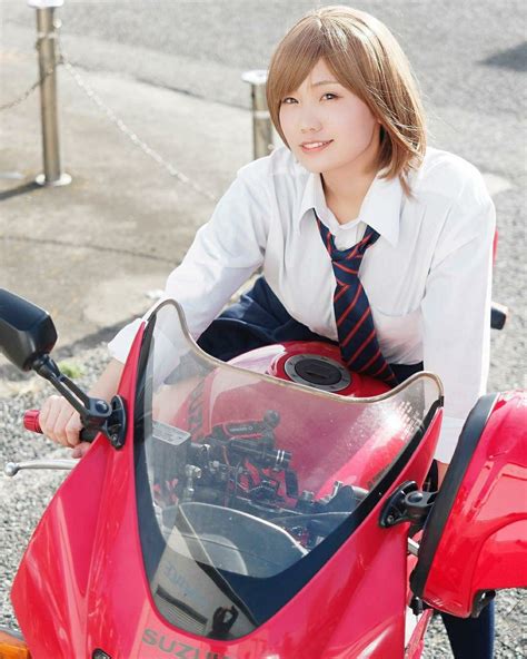 Super Bikes Suzuki Automobile Asian Female Girl Motorcycles