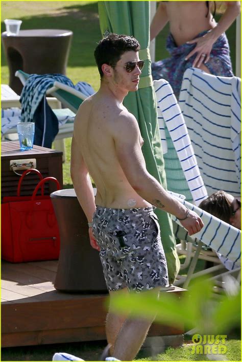 Joe And Nick Jonas Shirtless Beach Brothers In Hawaii Photo 3024920 Bikini Joe Jonas Nick