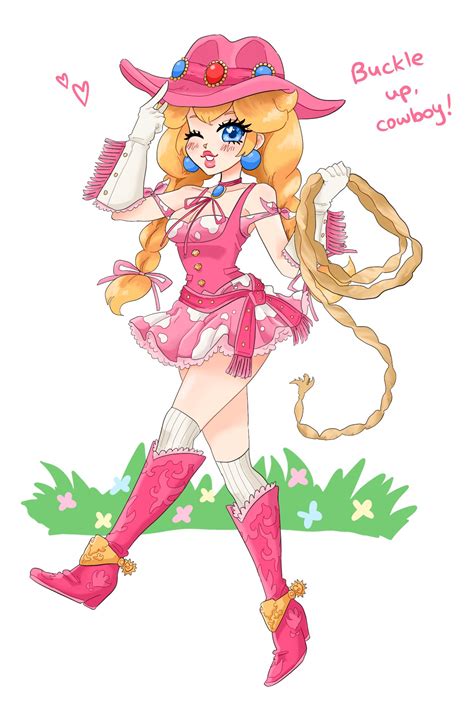 Raranuki 🌷comms Full🌷 On Twitter Its Cowgirl Princess Peach 💞🍑🤠🐎 Can