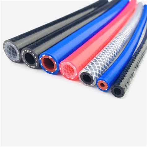 Flexible Polyester Braided Silicone Hose Tenchy