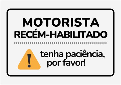 Placa De Recem Habilitado