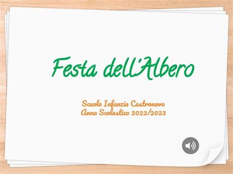 Book Creator Festa Dell Albero