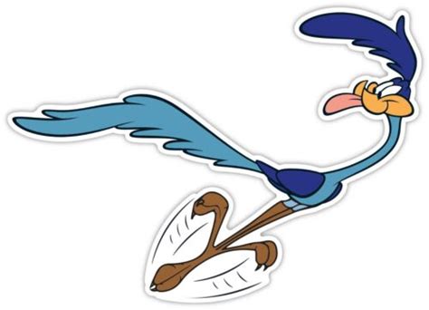 Road Runner Looney Tunes Cartoon Sticker Decal Laptop Wall Car Phone Ebay