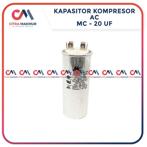 Kapasitor Ac Uf Mc Capasitor Outdoor Air Conditioner Kompresor