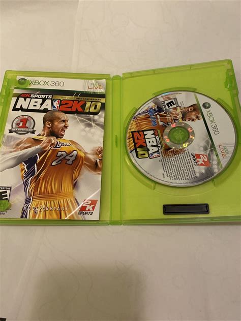 Nba 2k10 Microsoft Xbox 360 2009 Kobe Bryant Cover Cib Tested Working 710425396373 Ebay