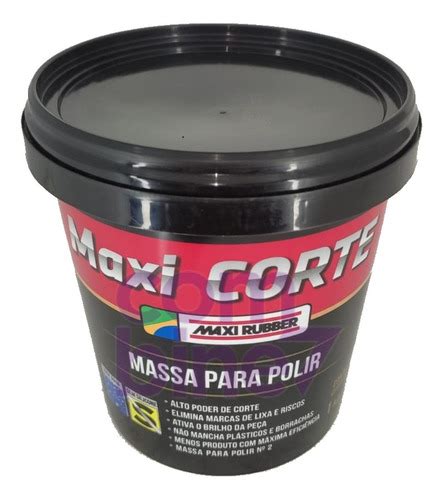 Massa De Polir Automotivo Maxi Corte Base Água Polimento 1kg MercadoLivre