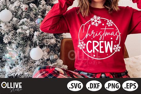 Christmas Crew SVG Cut File - Etsy