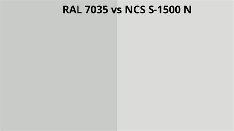 Ral 7035 Vs Ncs S 1500 N Ral Colour Chart Uk