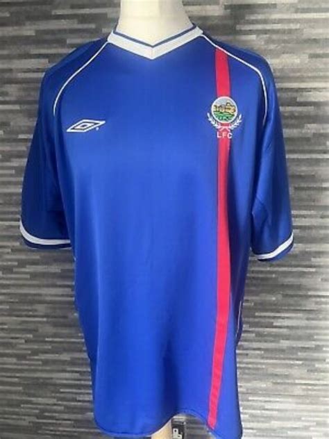 Linfield FC 2003 04 Home Kit