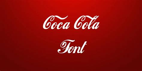 Coca-Cola Font Free Download