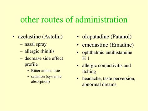 Ppt Antihistamines Powerpoint Presentation Free Download Id158023