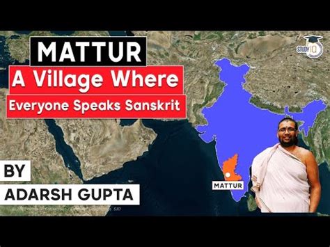 Mattur Village Of Karnataka India S Rare Village Where People Speak