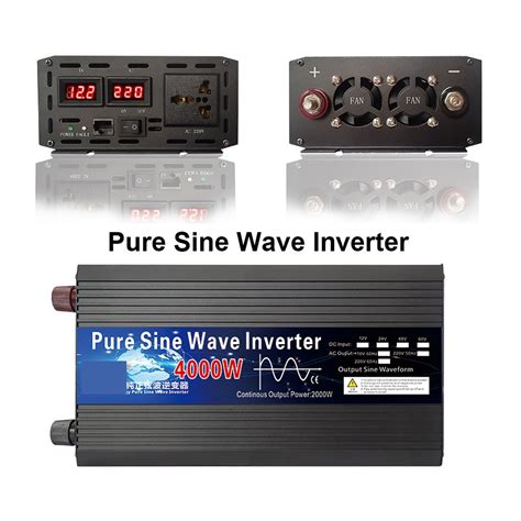 Pure Sine Wave Inverter 12v 24v 48v 60v 220 3000w 4000w Voltage