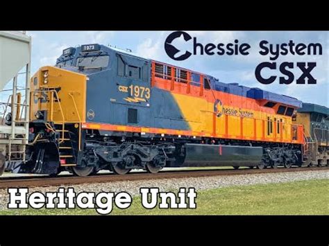 Csx Chessie Heritage Unit First Run On M Youtube