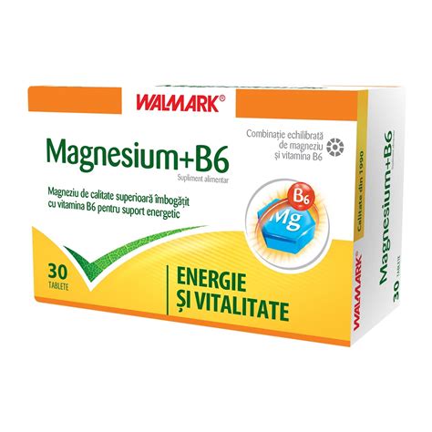 Magnesium B Tablete Walmark Farmacia Tei Online